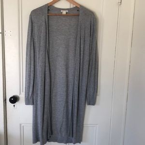 Knee length cardigan